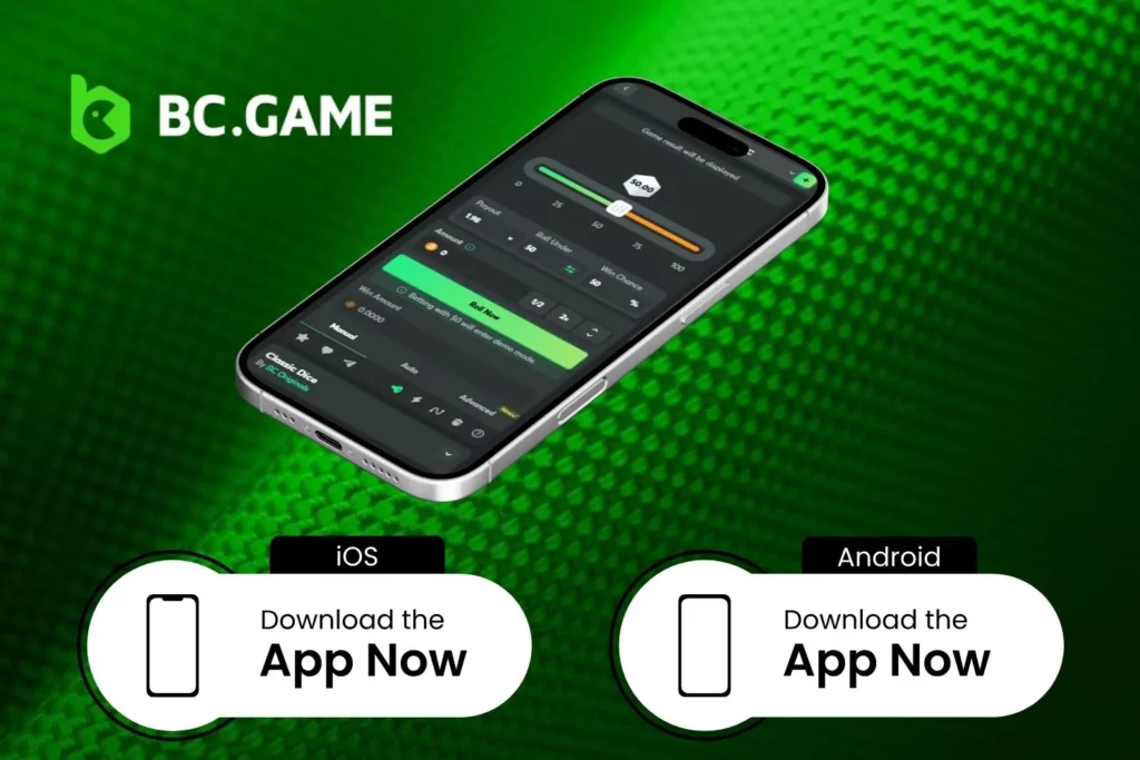 Play BC Game Classic Dice on Mobile