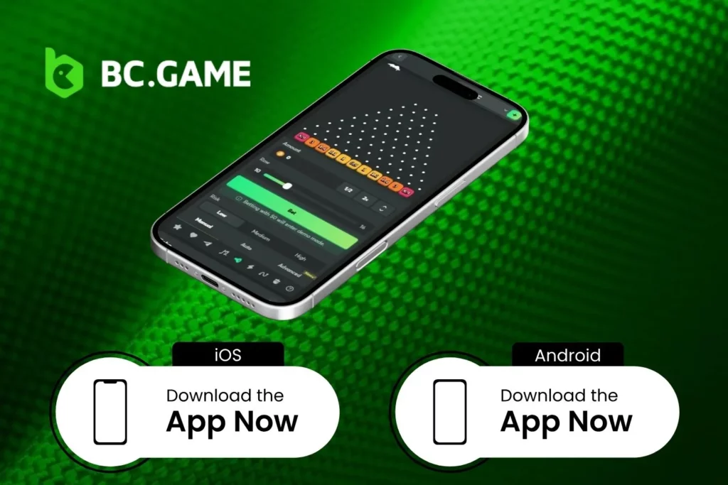 Play BC Game Plinko on Mobile