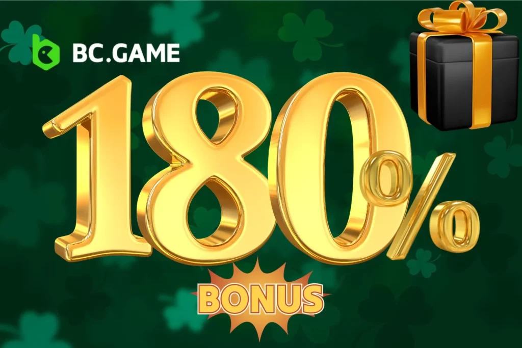 180% Bonus on Blackjack BC Game