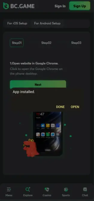 bc-game app latest version