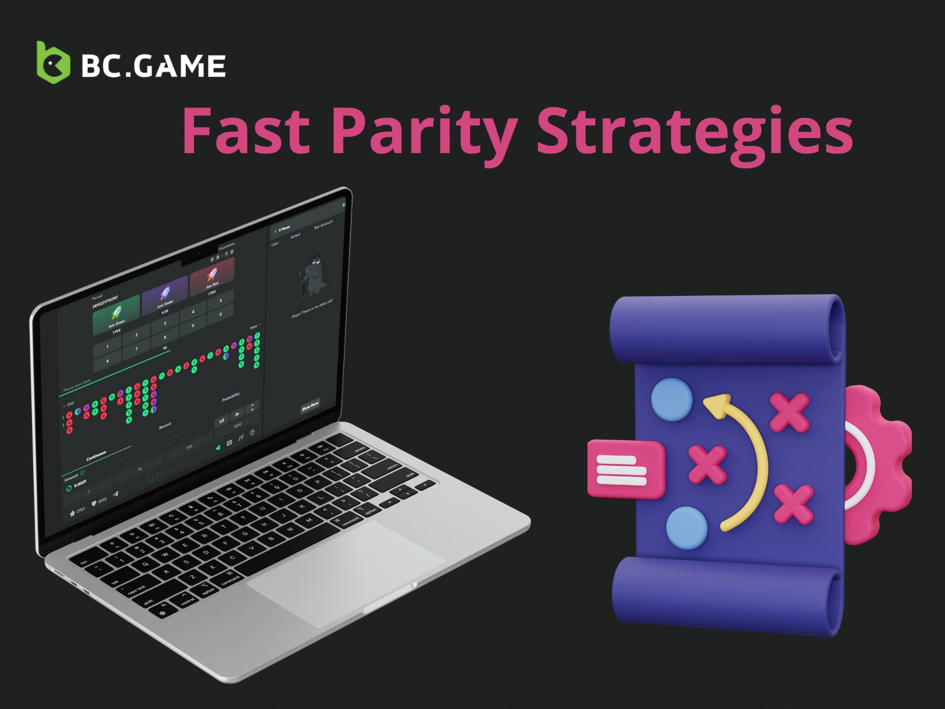 BC Game Fast Parity Strategies
