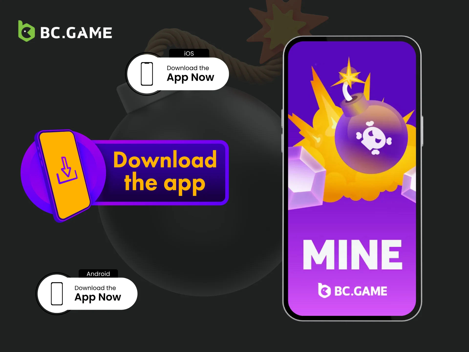 Play BC Game Mines on Mobile