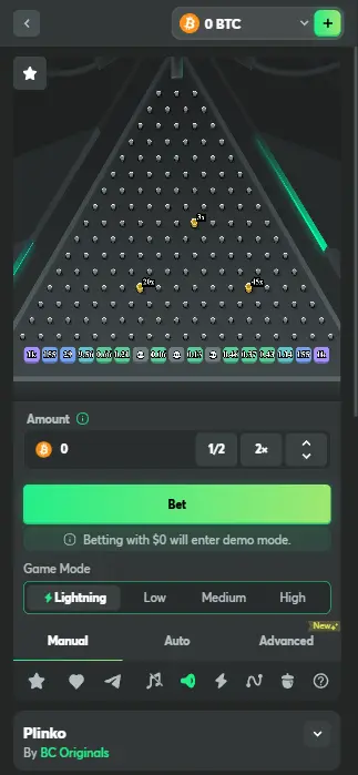 BC Game Plinko