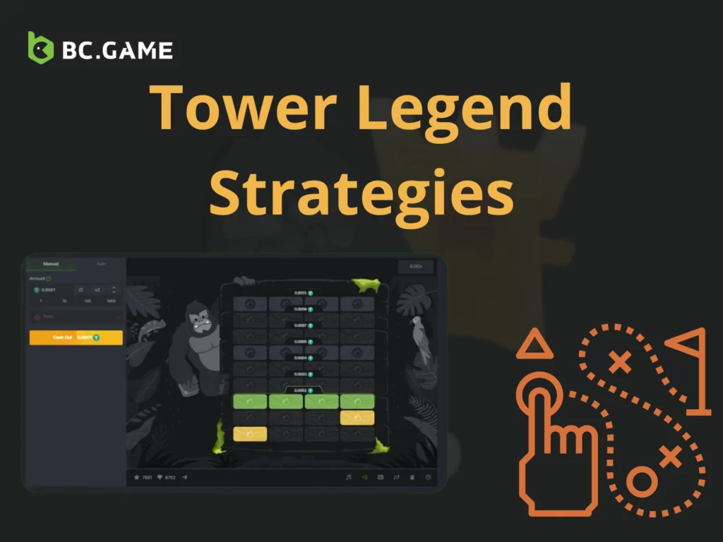 BC Game Tower Legend Strategies