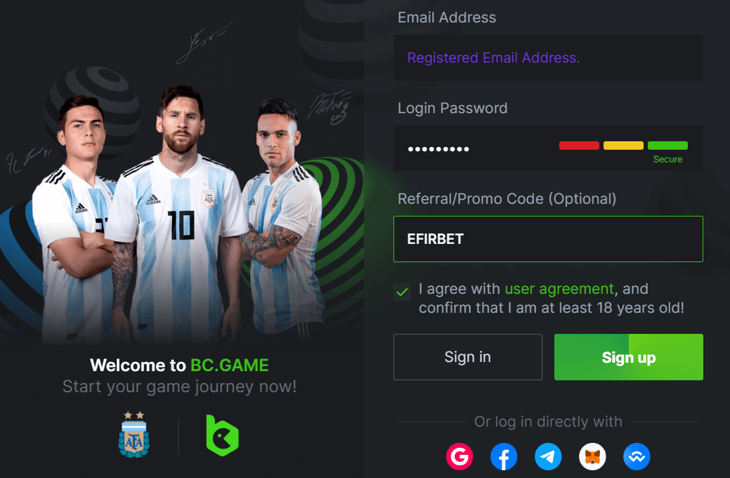 Join the BC Game Fan Community